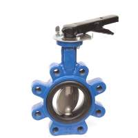 Fully-lugged Lever Butterfly Valve UK Water Reg 4 Compliant