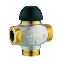 Three port control valves