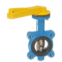 Gas Fully-lugged Lever Butterfly Valve