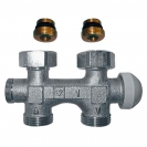HERZ-3000 Bypass Bodies for One-Pipe Systems with Integrated Thermostatic Valves