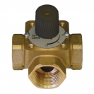 Three port ball control valves