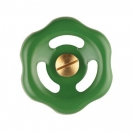 Handwheel green with fixing screw