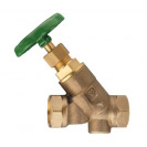 STRÖMAX-W-Isolating Valve, inclined model with threaded ends, Rp (female thread)